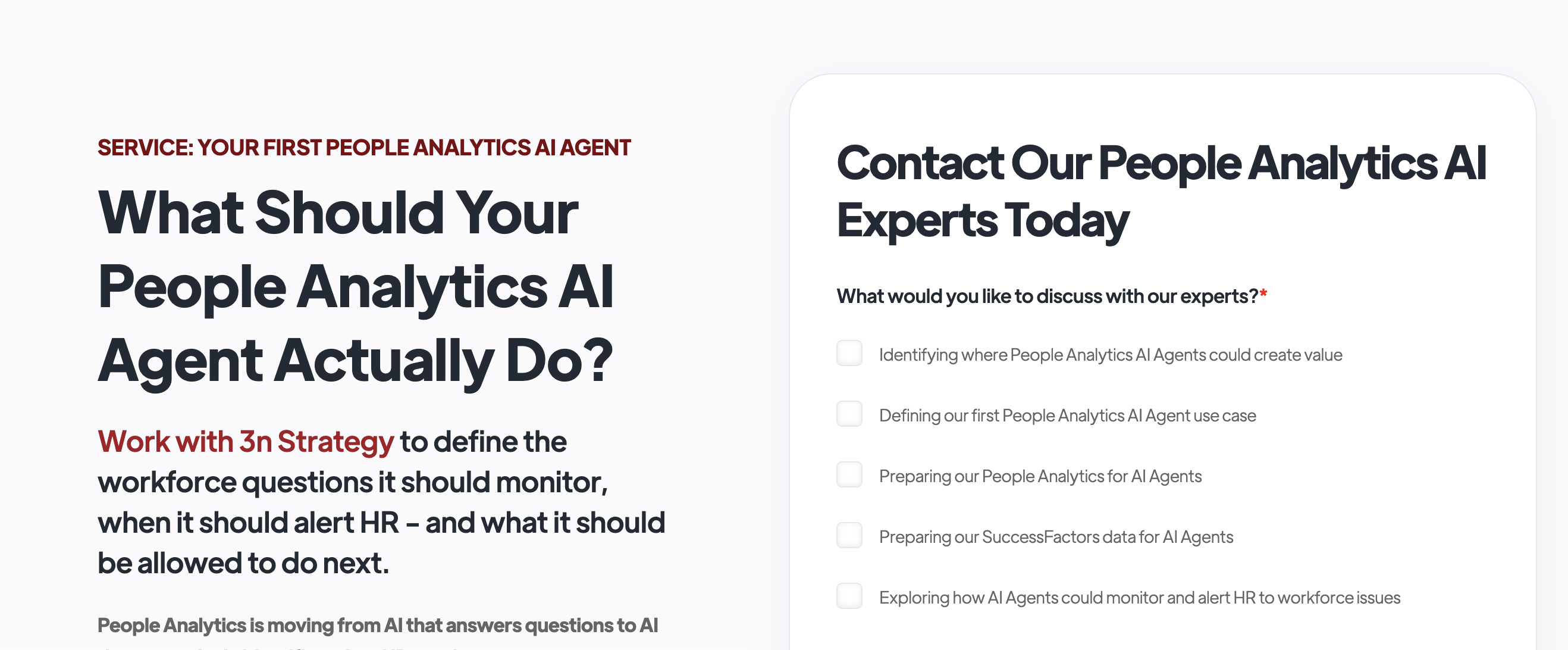 People Analytics AI Agent