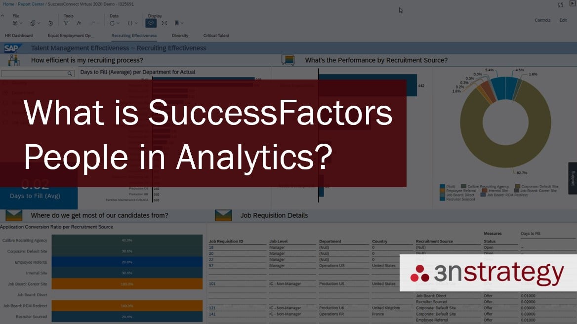 What is SuccessFactors Stories in People Analytics Reporting